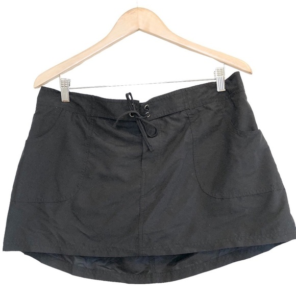 ๐ 6/$60, NWT, Kona Sol Black Swim Skirt, XLarge - Picture 1 of 7